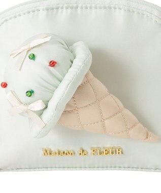 Maison de FLEUR サーティワン　ラウンドポーチ Mint