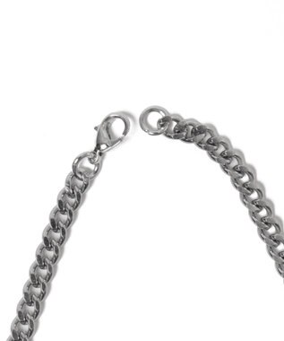 WEGO 【2点SET】アクセ付きワンポイントニットプルオーバー サックス