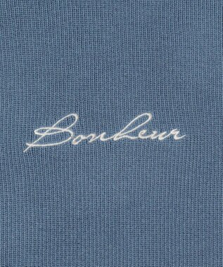 WEGO 【2点SET】アクセ付きワンポイントニットプルオーバー サックス