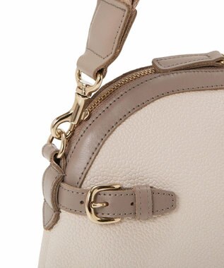 TOPKAPI 【Breath TOPKAPI】SCOTCH GRAIN スコッチグレイン ベルトデザイン ショルダーバッグ クリーム