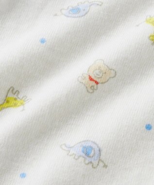 MIKI HOUSE HOT BISCUITS 【60-70cm】 半袖ボディシャツ(前開き) マルチカラー