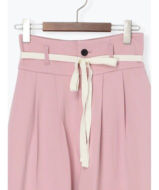 Te chichi ポンチハイウエストカーブパンツ《2026 spring catalog item》 ピンク