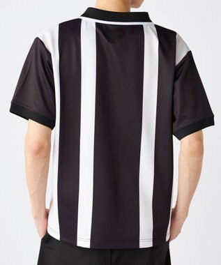 OP／FILA 【Kappa】カジュアルストライプゲームシャツ ブラック