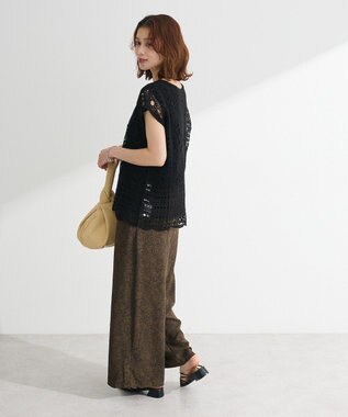 Green Parks ＳＥＴ２点クロシェプルオーバー＋タンクトップ Orange