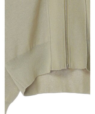 Green Parks Ｚｉｐ付きニットカーディガン Olive