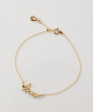 Phoebe ラッキーレターブレスレット(ラブ) ゴールド