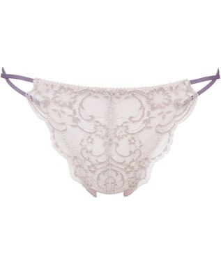 WACOAL Tバック ショーツ 【重力に負けないバストケアBra】 はきこみ丈あさめ BRA184とペア バックのかぶり広め レディース PRA484 /ワコール チャコールグレー