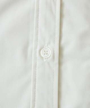 earth music&ecology ロールアップスリーブボクシーシャツ Off White