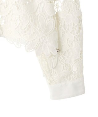 YECCA VECCA レースブルゾン Ivory