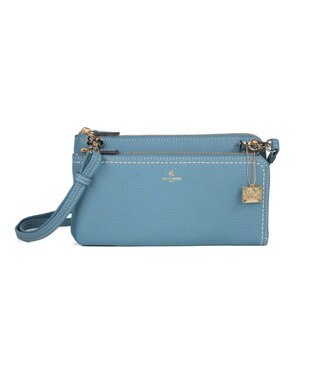PELLE BORSA お財布ポシェット Reinette レネット 4704 ブルーグレー