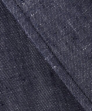 JOSEPH ABBOUD 【JAPANファブリック/セットアップ/清涼】LINEN DENIM ジャケット ネイビー系