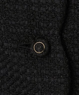 TOCCA 【消臭】BABY SCALLOP ツイードジャケット ブラック系