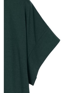 Green Parks 接触冷感　袖切替えカットワンピース Green