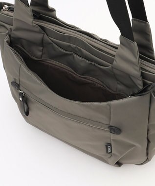 LA BAGAGERIE 【MONICA】ラウンド2WAYトートバッグ ダークグレー