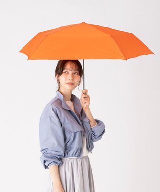 MOONBAT Magical tech(マジカルテック) 超軽量 折りたたみ傘 72g プレーン UV 大きめ55cm オレンジ