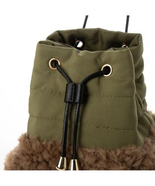 UNBILLION cachecache エコファー切り替えコンビドロストバッグ カーキ