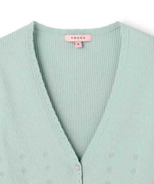 TOCCA 【星風まどかコラボ】STELLA BREEZE KNIT カーディガン ミント系