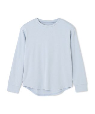 UNFILO 【110-150cm】選べるアソート ロゴロンT(UNISEX) [刺繍ロゴ]サックス