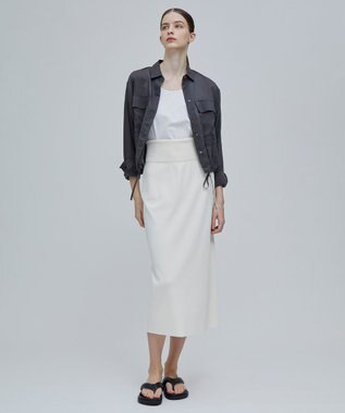 BEIGE， PAULINE / ドローストリングシアーブラウス White