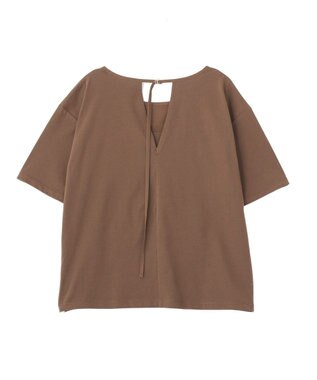 earth music&ecology バックデザインカットプルオーバー Brown