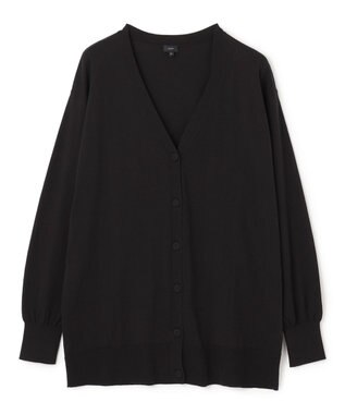 JOSEPH 【洗える】フィールコットン　カーディガン Black