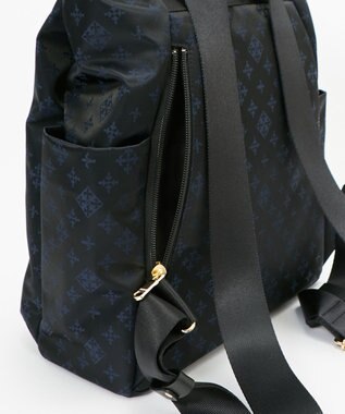 russet ナイロンジャガード2ハンドルリュックサック(SF-220) Black/Navy