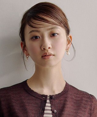 TOCCA DROP PEARL HOOP EARRINGS 淡水パールイヤリング【星風まどかさん着用】 ゴールド系