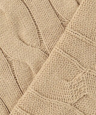 J.PRESS YORK STREET 【WOMEN】チルデンクルーネック ニットベスト ベージュ系