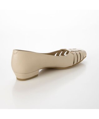 Riz raffinee <Riz raffinee>グルカフラットパンプス ライトベージュ