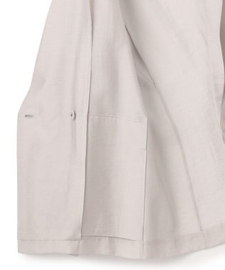 ICB 【洗える】リヨセルナイロンワッシャー ジャケット トープ系