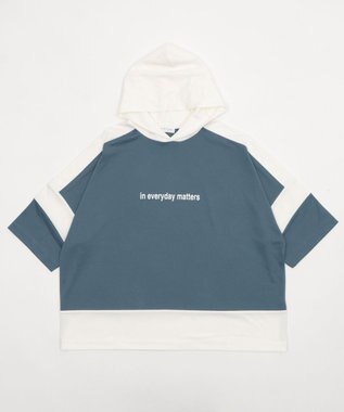 WEGO ドルマンポンチフードT（SS） サックス