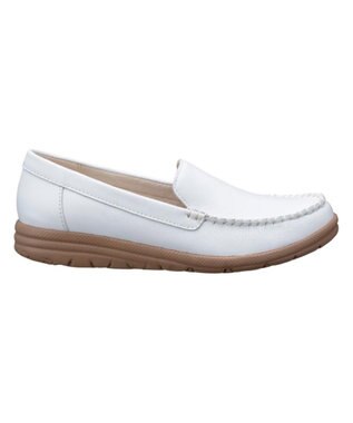 REGAL FOOT COMMUNITY 【レッドウッドリバーミネトンカ】M02C モカシンシューズ カジュアルシューズ ホワイト