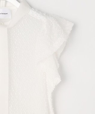 自由区 【カトリエムブーケ】Expression delicate ボウタイチュールトップス オフ