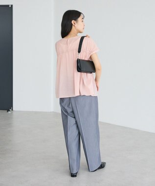 CRAFT STANDARD BOUTIQUE タックイージーワイドパンツ Gray Mixture