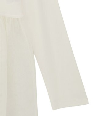 earth music&ecology 【吸湿発熱】あったかフェミニンインナー（チュールヘム） Off White