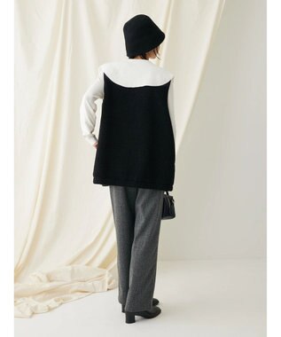 CRAFT STANDARD BOUTIQUE キルティングボア切替ベスト Dark Navy