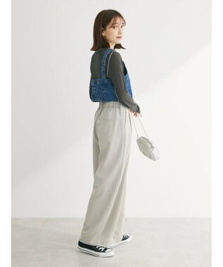 Green Parks デニムビスチェ Light Indigo