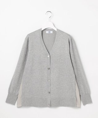 J.PRESS LADIES L Vis/Peスパーク ニット カーディガン トップグレー系