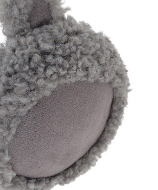 Green Parks ボアイヤーマフラー Charcoal Gray