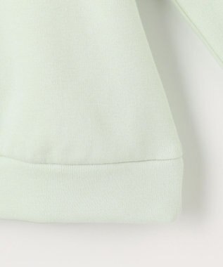 ANY KIDS アニマル刺繍 裏シャギー トレーナー ミント×ネコ