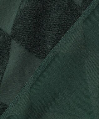 J.PRESS MEN アーガイルワントーンリンクス ロングスリーブ Tシャツ グリーン系