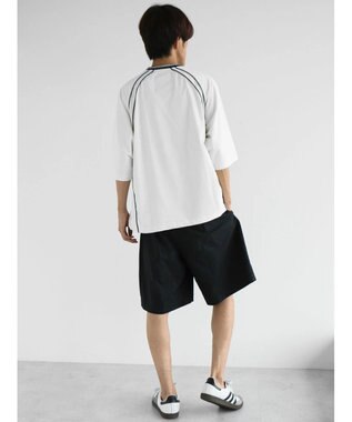 CRAFT STANDARD BOUTIQUE 接触冷感/UVカット/イージーケア/ストレッチ/ゲームシャツ-B Off White