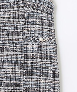 Feroux 【洗える】ツイード ジャンパースカート ピンク系9