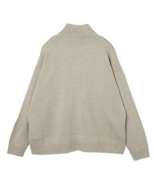 WEGO 【ユニセックス着用ITEM】ワンポイントハーフジッププルオーバー オフホワイト