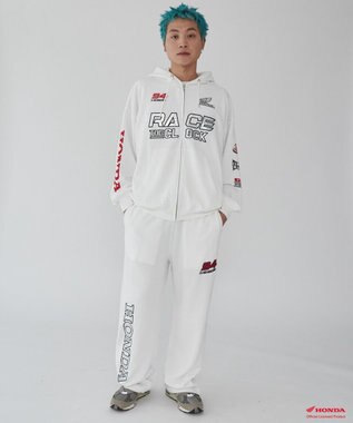 WEGO 別注Hondaグラフィックスウェットパンツ ホワイト
