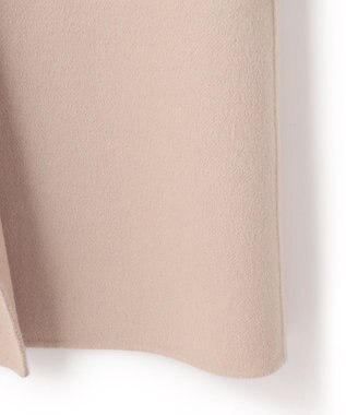 JOSEPH ダブルフェイスカシミヤ　ラップミドルコート Parchment