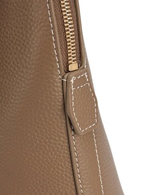 style code 【PADMA/パドマ】 キーチャーム付 本革ハンドバッグ トープ