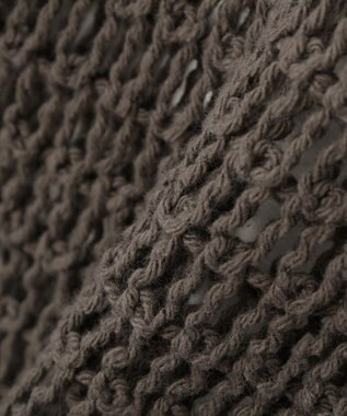 AMERICAN HOLIC 刺繍メッシュプルオーバー Charcoal Gray