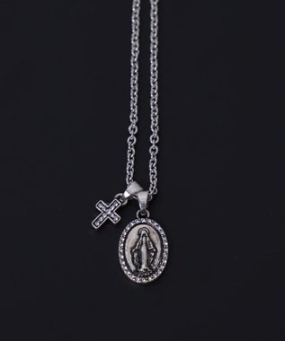 WEGO Mラインストーンモチーフネックレス 柄1