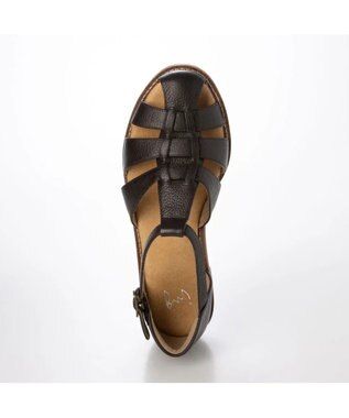 ing <ing>【WEB限定】グルカフラットサンダル ダークブラウン